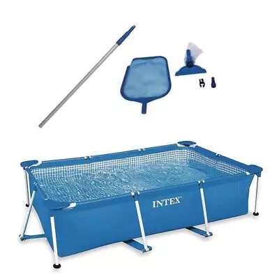 Intex Above Ground Swimming Pool 8.5' X5.3' X26  With Cleaning Maintenance Blue • $153.50