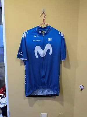 Ale Cycling Short Sleeve Jersey Movistar Team Size 3XL 7 • $65