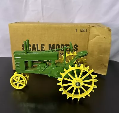 Scale Models John Deere G Tractor Marked JLE#I New ORIGINAL 1/16 In Packing Box • $40