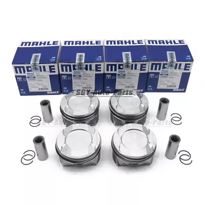 4x MAHLE Pistons Rings Φ84mm/CR 10:1 For BMW 328i 428i  X3 F30 F10 N20B20A 2.0T • $199.48