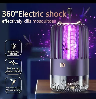$28.95 • Buy Electric USB Insect Bugs Fly Mosquito Killer UV LED Fan Lamp Catcher Zapper Trap
