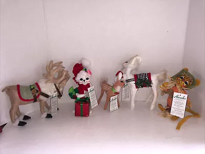 $39.99 • Buy 5  Annalee Christmas Santa Reindeer Deer Scarecrow Mouse NWT