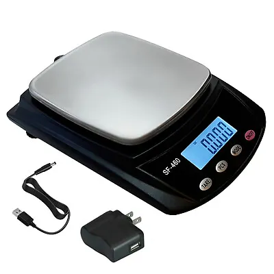 Gram Scale 0.01g Accuracy Electronic Balance Digital Scale Lab USB Scale SF-460 • $31.50