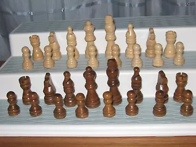 Chess Set Wood - Magnetic 32 Pieces • $5