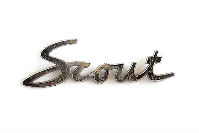 *Bent* 65-68 International Scout 800 Scout Fender Logo Emblem OEM • $29