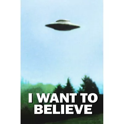 136339 I WANT TO BELIEVE The X Files Series Wall Decor Print Poster • $14.95