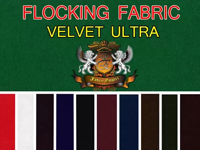 Velvet Ultra Flocking Solid Gaming Upholstery Fabric 58  Wide/ Sold By The Yard  • $6.99