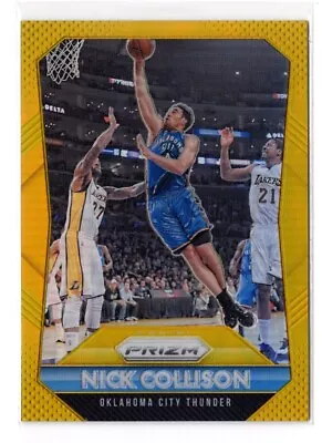 2015-16 Panini Prizm Gold Nick Collison 10/10 • $2.25