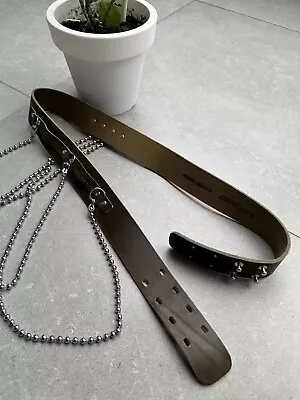 Miss Sixty Leather Bondage Belt Women’s Size ONE SIZE • $165