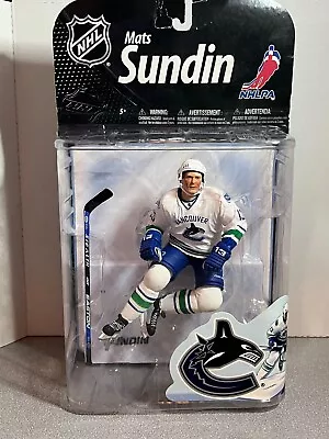 McFarlane Mats Sundin Vancouver Canucks White Jersey NHL Figure NEW • $49.99