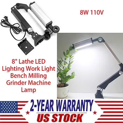8  Lathe LED Lighting Work Light Bench Milling Grinder Machine Lamp 8W 110V  • $31.02