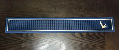 2008 GREY GOOSE VODKA Bar Rail SPILL Mat 23.75 X 3.5 Inches Pub Liquor Blue • $42.14