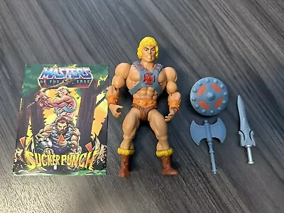 Masters Of The Universe Origins MOTU He-Man (Vintage Head Sculpt) W/mini-comic • $24.99