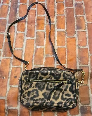 Michael Kors Crossbody Bag Purse Cheetah Leopard Animal Print • $49.99