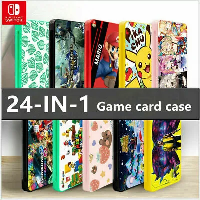  For Nintendo Switch /Lite 24in1 Magnetic Game Card Case Cover Storage Box Holde • $17.99