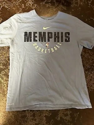 Nike Nba Memphis Grizzlies Basketball Blue Short Sleeve Mens Large • $25