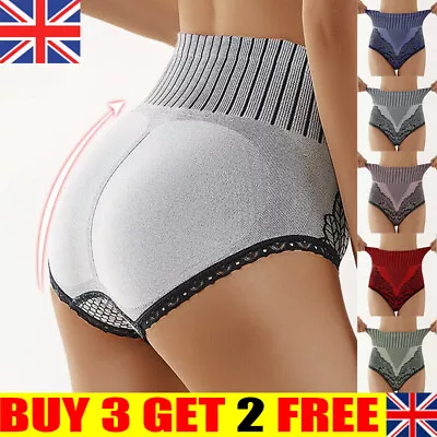 £0.99 • Buy Womens Magic High Waist Slimming Knickers Briefs Firm Tummy Control Underwear SA