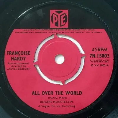 £1.50 • Buy Françoise Hardy – All Over The World - Vinyl Record 45 RPM ( DJ-3 )
