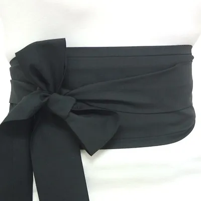 £14 • Buy Black Obi Belt Sash - Japanese Yukata Kimono Style Waist Sash Tie Ribbon Wrap