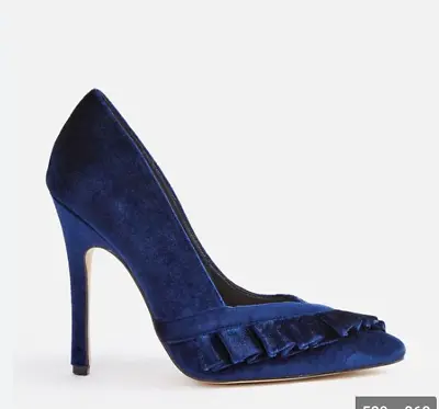 Justfab Pumps tori Navy Size 7.5 • $14.99