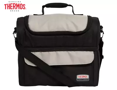 Thermos Dual Compartment Lunch Lugger Bag - Grey/Black • $35.99