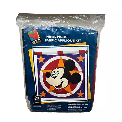 Mickey Unlimited 'Mickey Mouse' Fabric Appliqué Kit 18  X 18  DF3000 • $19.54