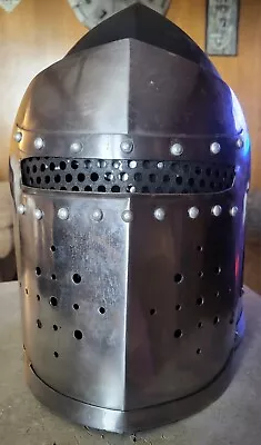 Medievel Knights Armor Barbuta Helmet Templar Tound Table • $40