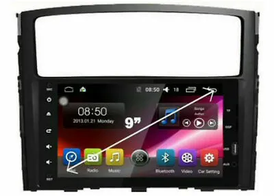 $523.98 • Buy Pajero  2012-19 Gps Apple Carplay Android Auto Camera Odb Dab+ Tpms Dvr Rockford