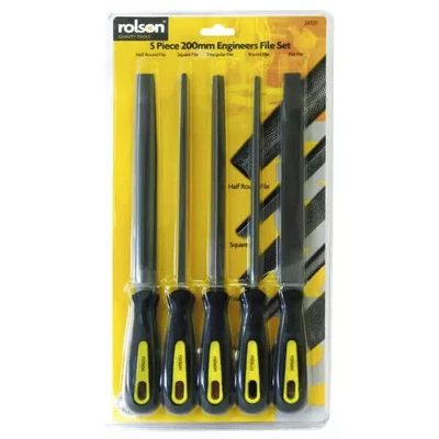 £19.99 • Buy Quality Rolson Held Metal File Set Heavy Duty Engineers Hand Lathe Tools Handles