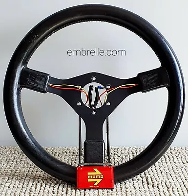 MOMO Vintage Porsche Leather Steering Wheel 360mm 911 G Modell • $169.99