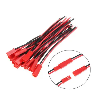 4 Pairs JST Plug Connector Cable Male & Female RC Lipo Battery • $3.50