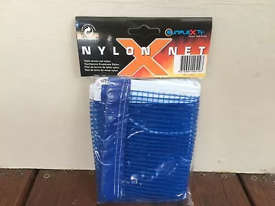 SUNFLEX Nylon Mesh Table Tennis Ping Pong Standard Replacement Spare Net In Blue • $15.01