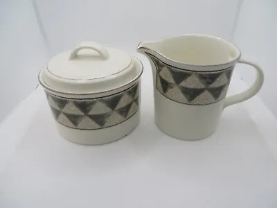 Mikasa Intaglio Villagio CA052 Creamer And Covered Sugar Bowl • $20