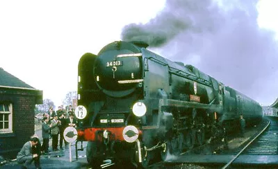 Original Colour Slide Of 34013 SR West Country Steam Loco • £4.50