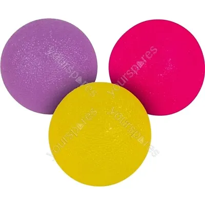 Aidapt Hand Exercise Stress Relief Balls Round Shape Pack Of 3 • £7.40