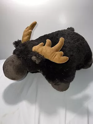 Original And Authentic Pillow Pet: Pee Wee Chocolate Brown Moose AS SEEN ON TV • $15