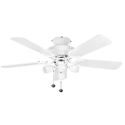 Fantasia Mayfair White 42in Ceiling Fan & Light 5 Blades 111825 • £253.98