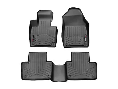 WeatherTech Floor Mats FloorLiner For 2016-2023 Volvo XC90 -1st & 2nd Row Black • $241.90