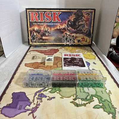 VTG 1993 Risk Board Game By Parker Brothers The World Conquest Game  360 Minis • $33.99