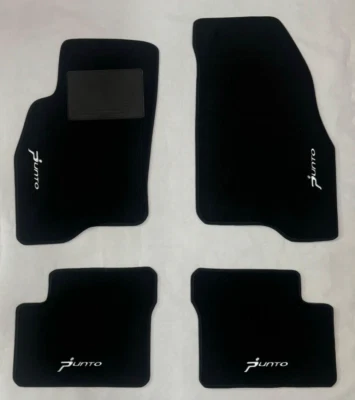 Tappetini Auto Per Fiat Grande Punto 2005-2012 - Moquette Nera, Made In Italy - Foto 9