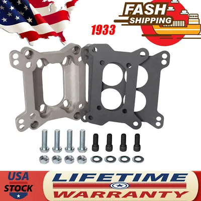 (1933 ) Carb Holley 2Barrel To 4Barrel Carburetor Intake Manifold Adapter Plate • $22.99