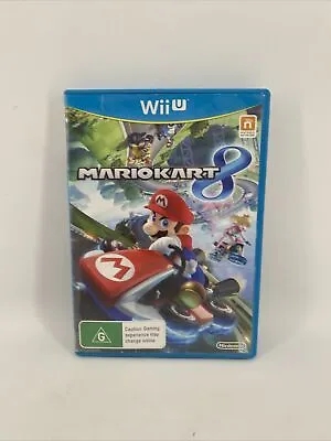 Mario Kart 8 - Nintendo Wii U - Pre Owned - Complete With Inserts - Free Post • $26