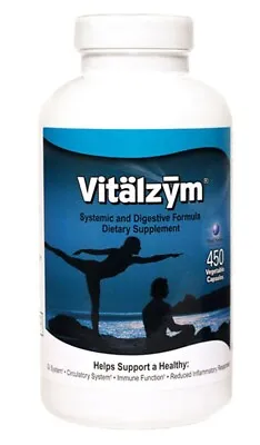 Vitalzym Systemic And Digestive Enzyme Formula 450 Caps - World Nutrition • $115