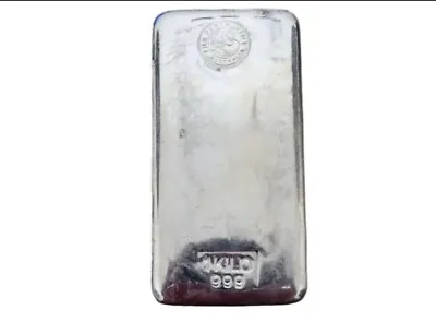 Perth Mint 1 Kilo 999 Fine Silver Cast Bullion Bar • $5000