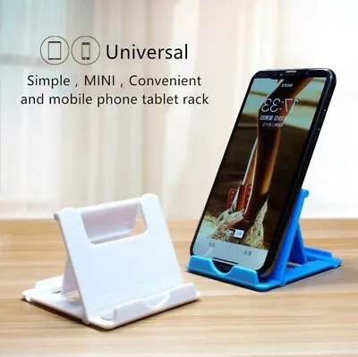 $4.29 • Buy Universal Desk Stand Phone IPad Tablet Holder Adjustable Foldable Portable