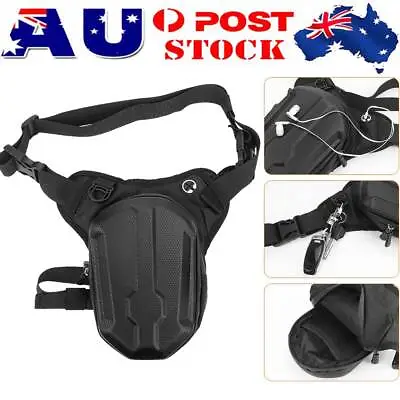 Waterproof Motorcycle Waist Leg Drop Leg Bag Outdoor Thigh Belt Fanny Pack Pouch • $24.68