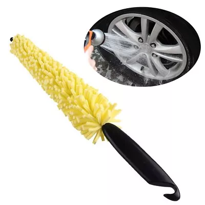 Professional Yellow Sponge Wheel Hub Brush Ideal For Car Wheel Cleaning • $22.44