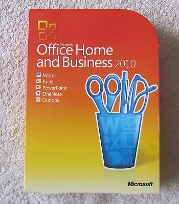 Microsoft Office 2010 Home And Business - Word Excel PowerPoint - T5D-00159 • £29.99