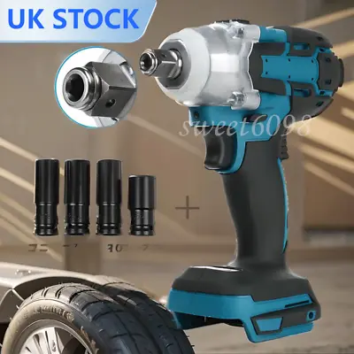 Brushless Cordless Electric Impact Wrench Drill Gun Ratchet Driver For Makita UK • £72.99