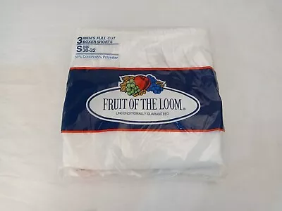 Vintage Fruit Of The Loom Men’s Full Cut Boxer Shorts 3-pack Underwear 1994 NOS • $29